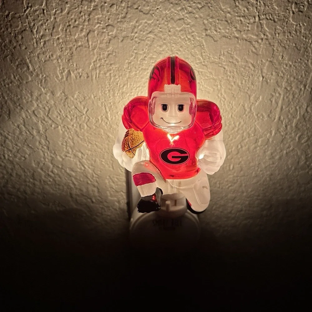 Georgia Bulldogs Night Light NCAA College Vintage Football WORKS New Bulb